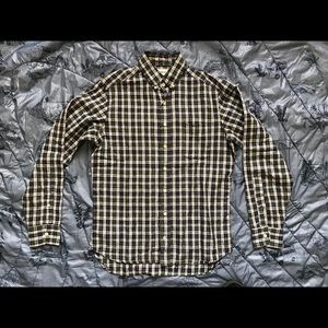 Forest/Hunter Green Gingham button up